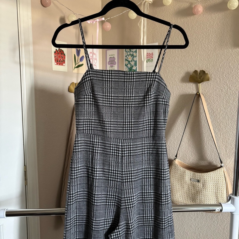 ୨୧ ･ﾟ✧ Forever 21 Plaid Jumpsuit NWT - Picture 4 of 8